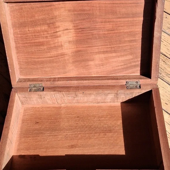 Intricately Carved Wooden Box